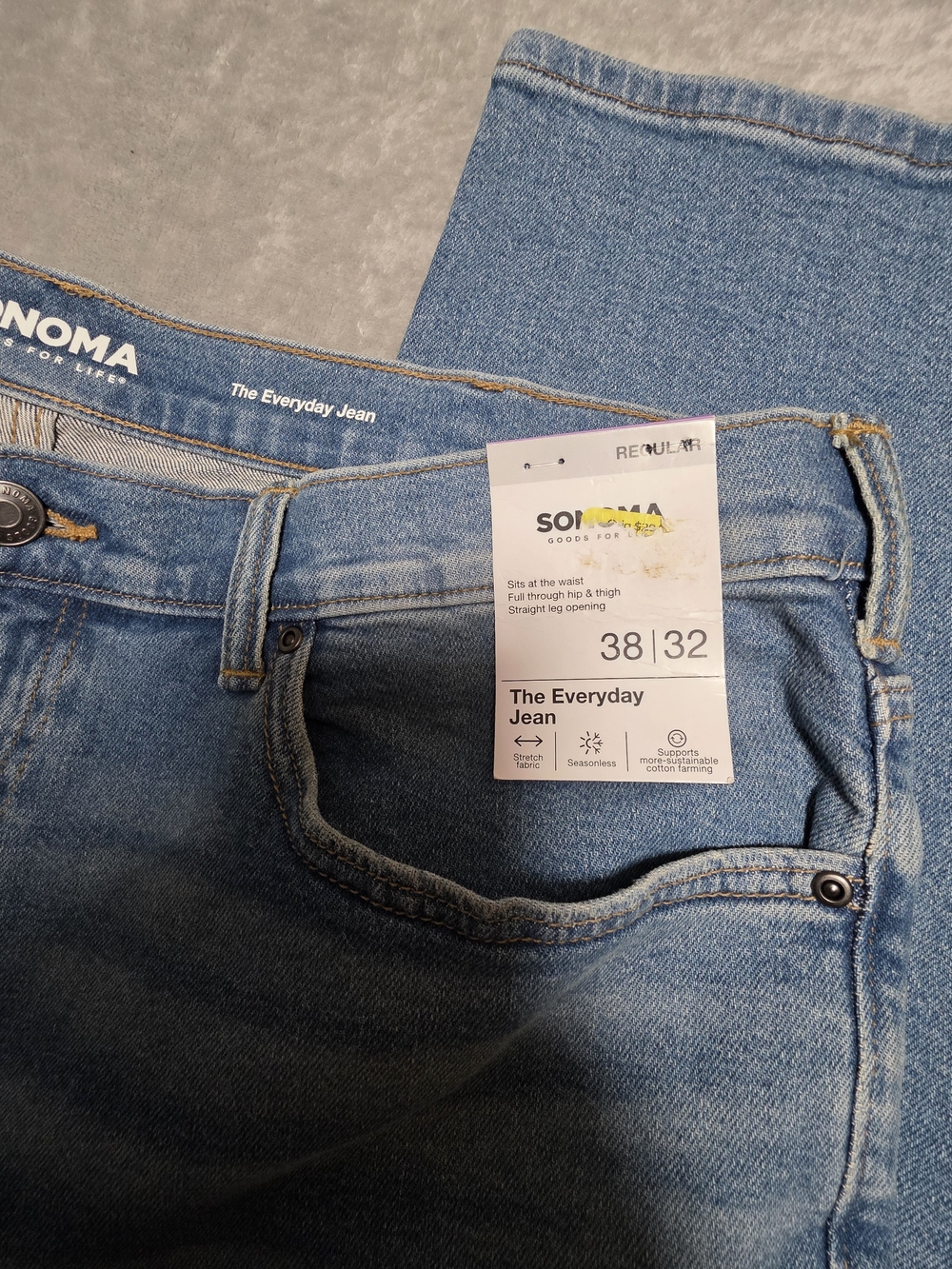 New Men’s Straight Leg Jean
